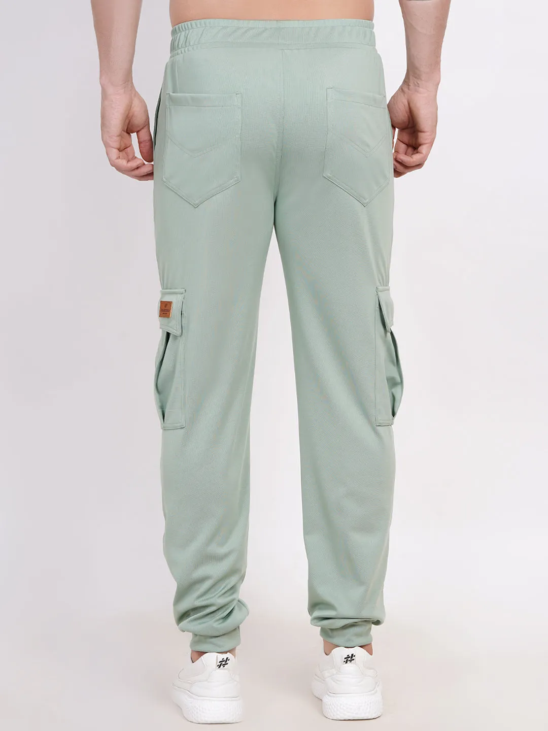 Pista Green & beige cargo pants mens