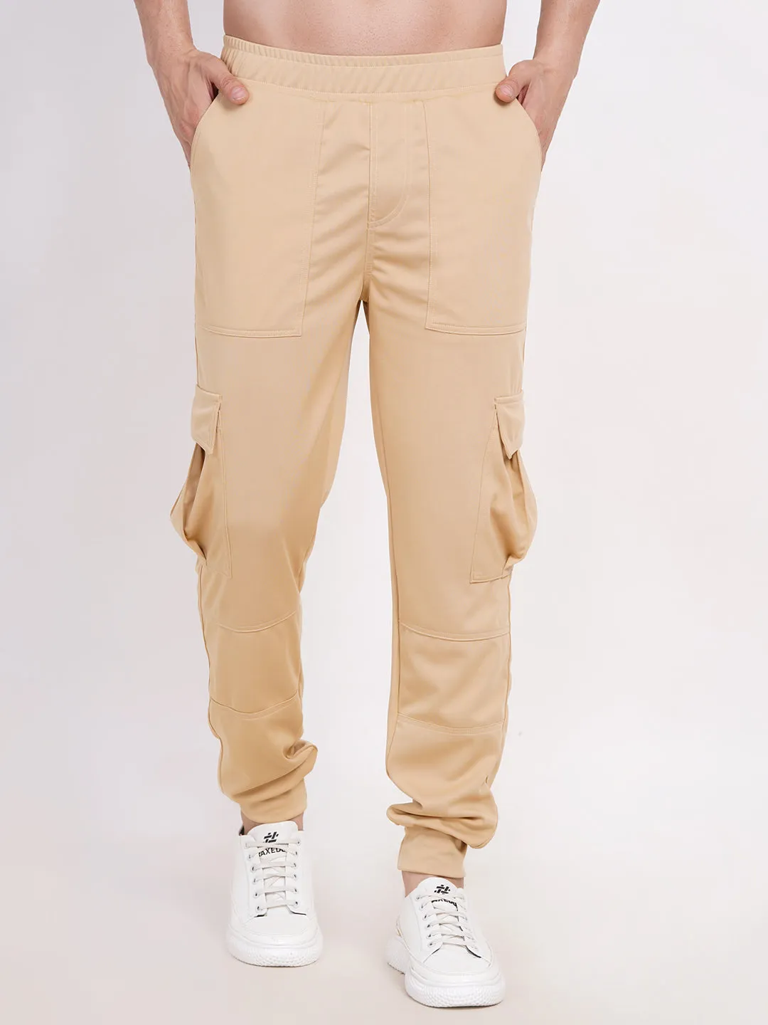 Pista Green & beige cargo pants mens