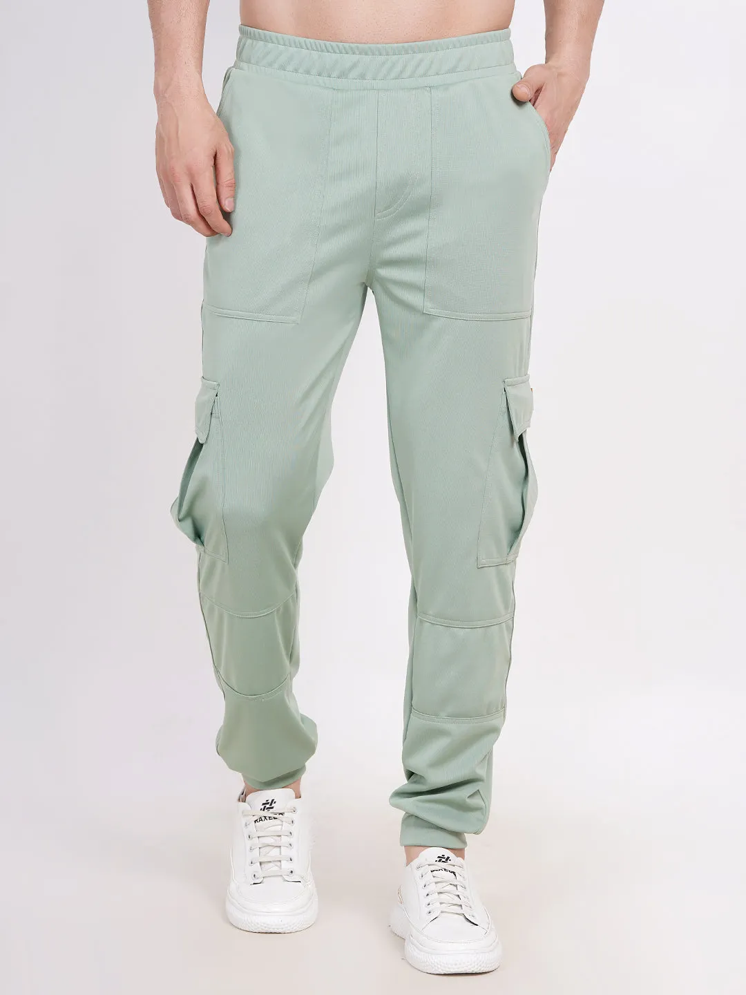 Pista Green & beige cargo pants mens