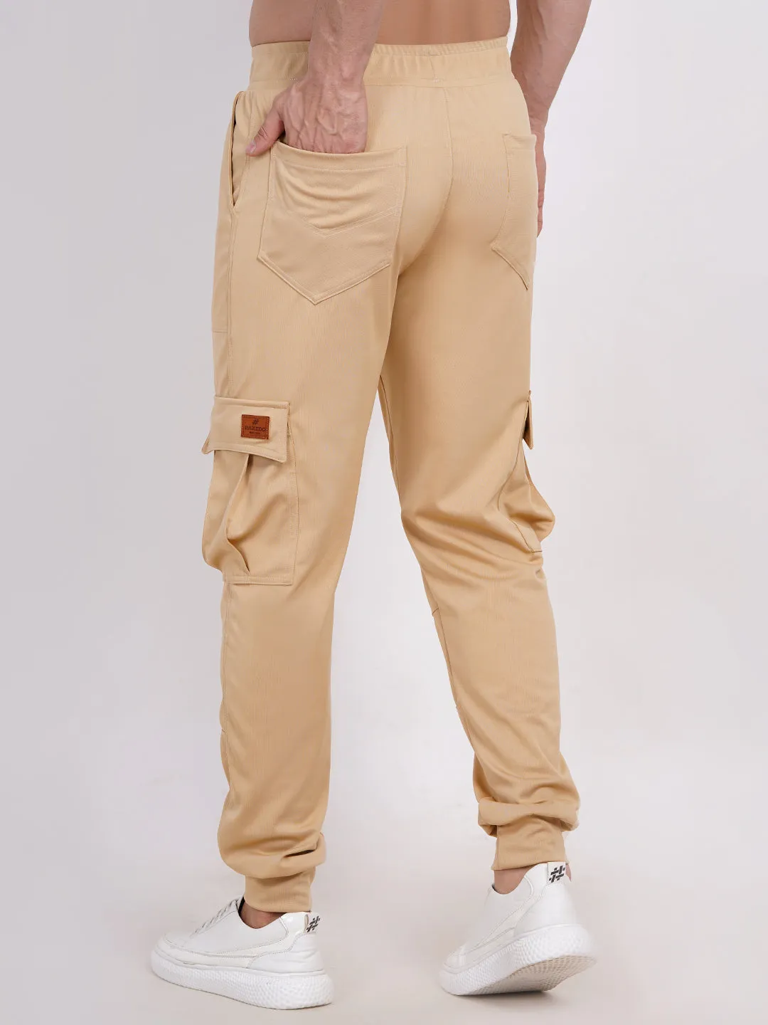 Pista Green & beige cargo pants mens