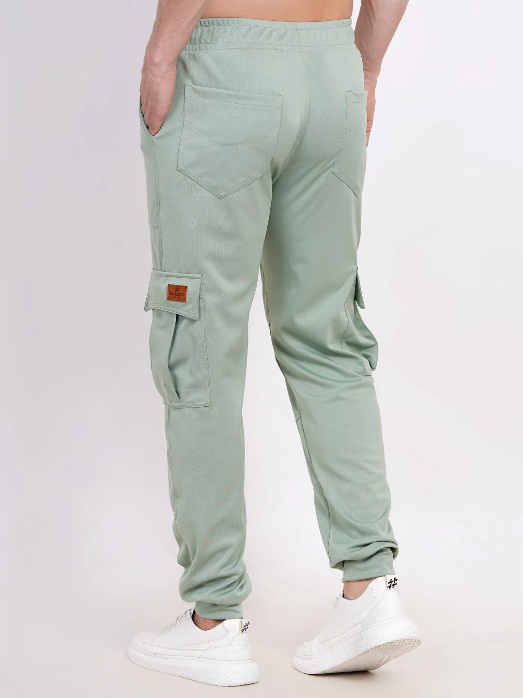 Pista Green & beige cargo pants mens