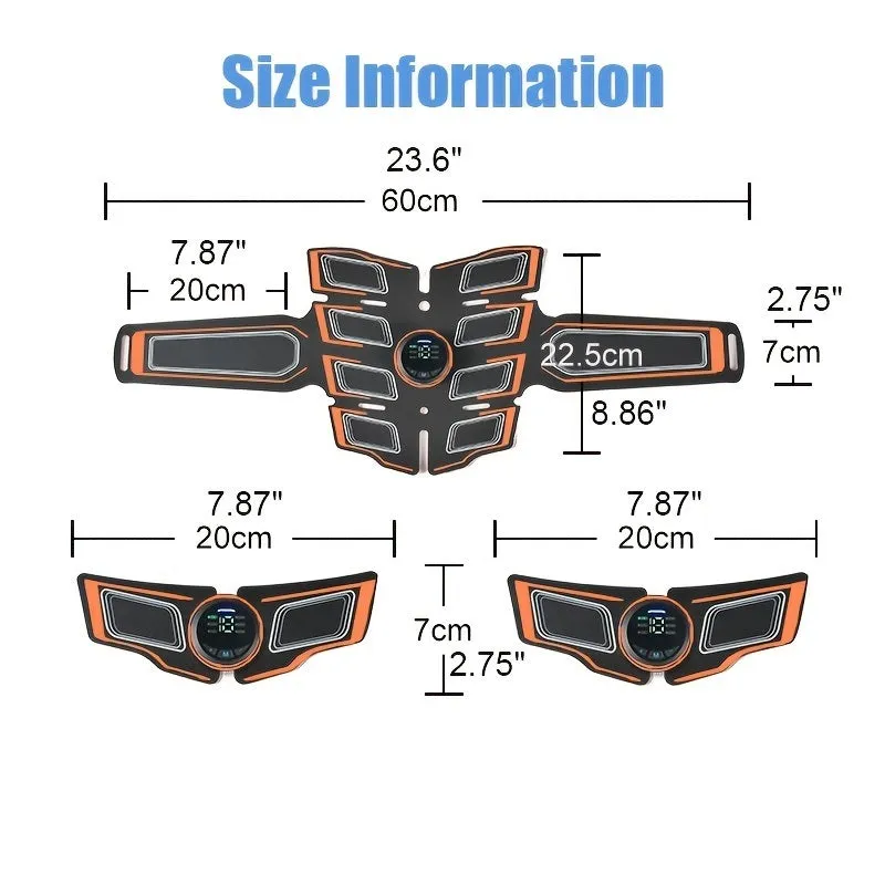 Portable Abdominal Toning Belt Home Office Fitness Workout Equipment