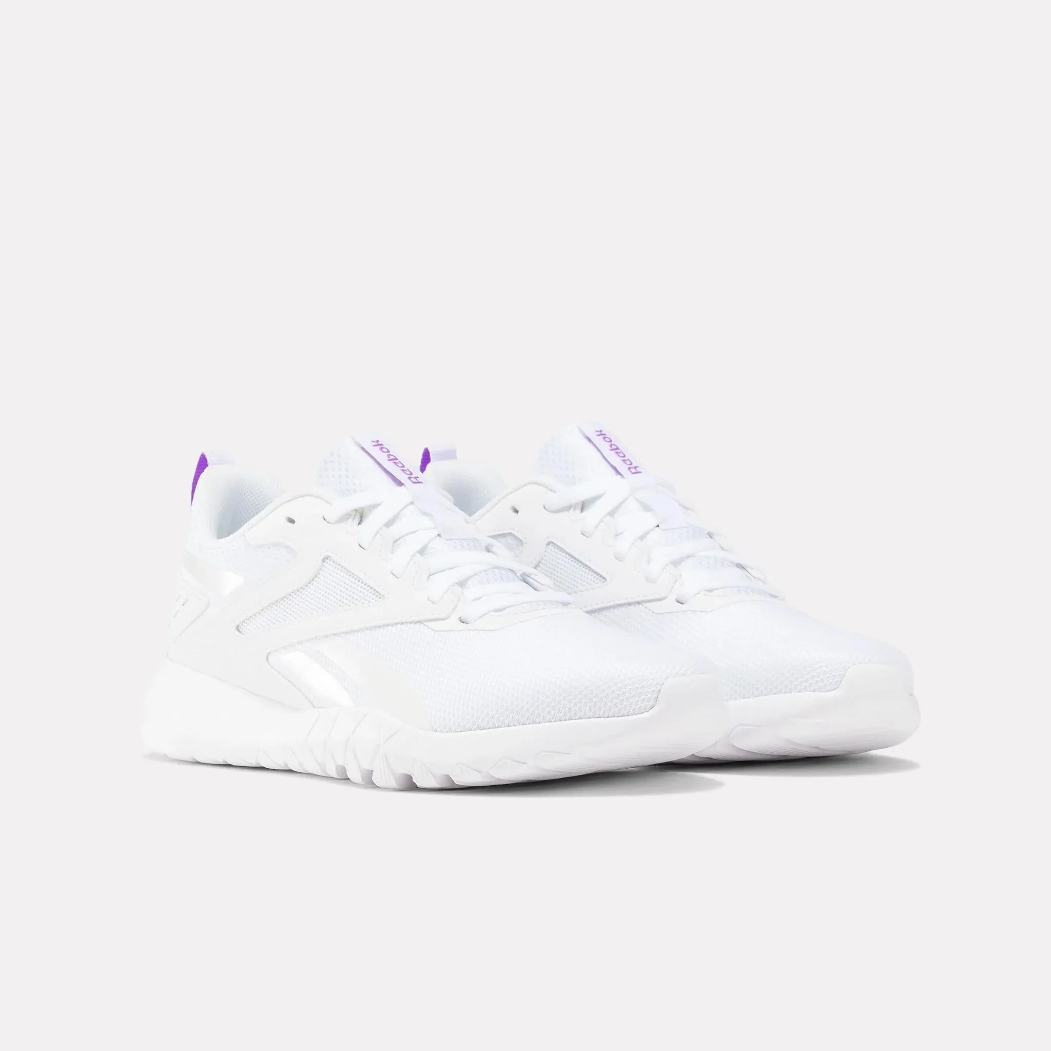 Reebok Footwear Women Flexagon Energy TR 4 Shoes FOOTWEAR WHITE/DIGITAL PURPLE