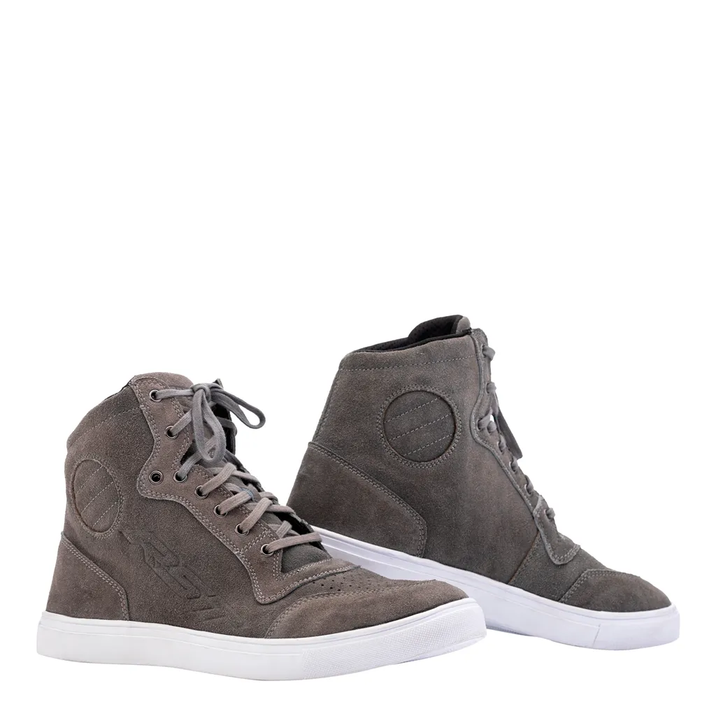 RST Hitop Ladies Moto Sneaker Urban Boots Suede - Grey