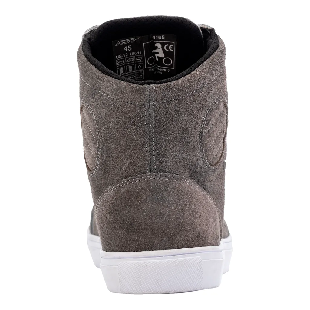 RST Hitop Ladies Moto Sneaker Urban Boots Suede - Grey