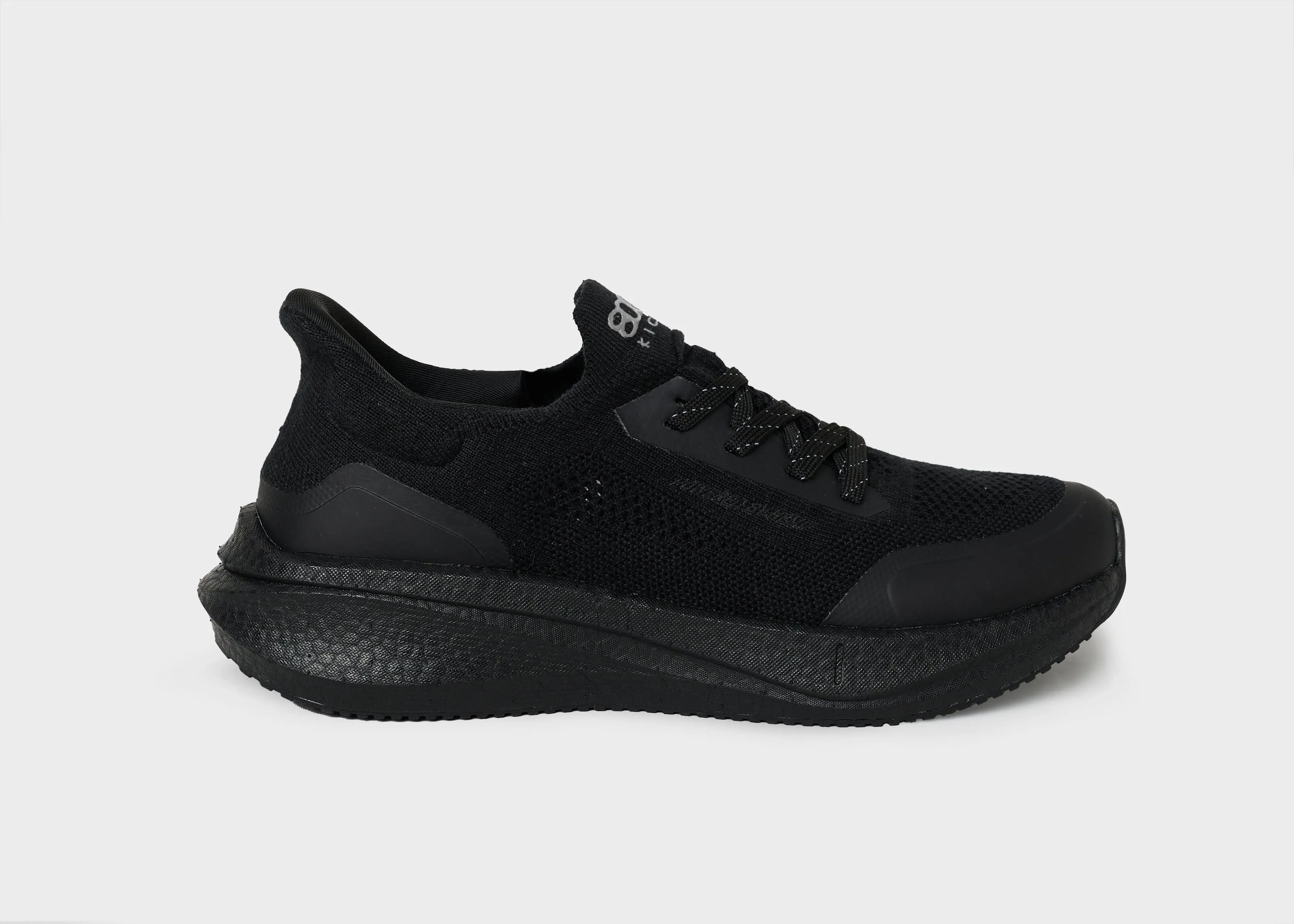 Runners Men's Hemp Leather Trainers | Full Black