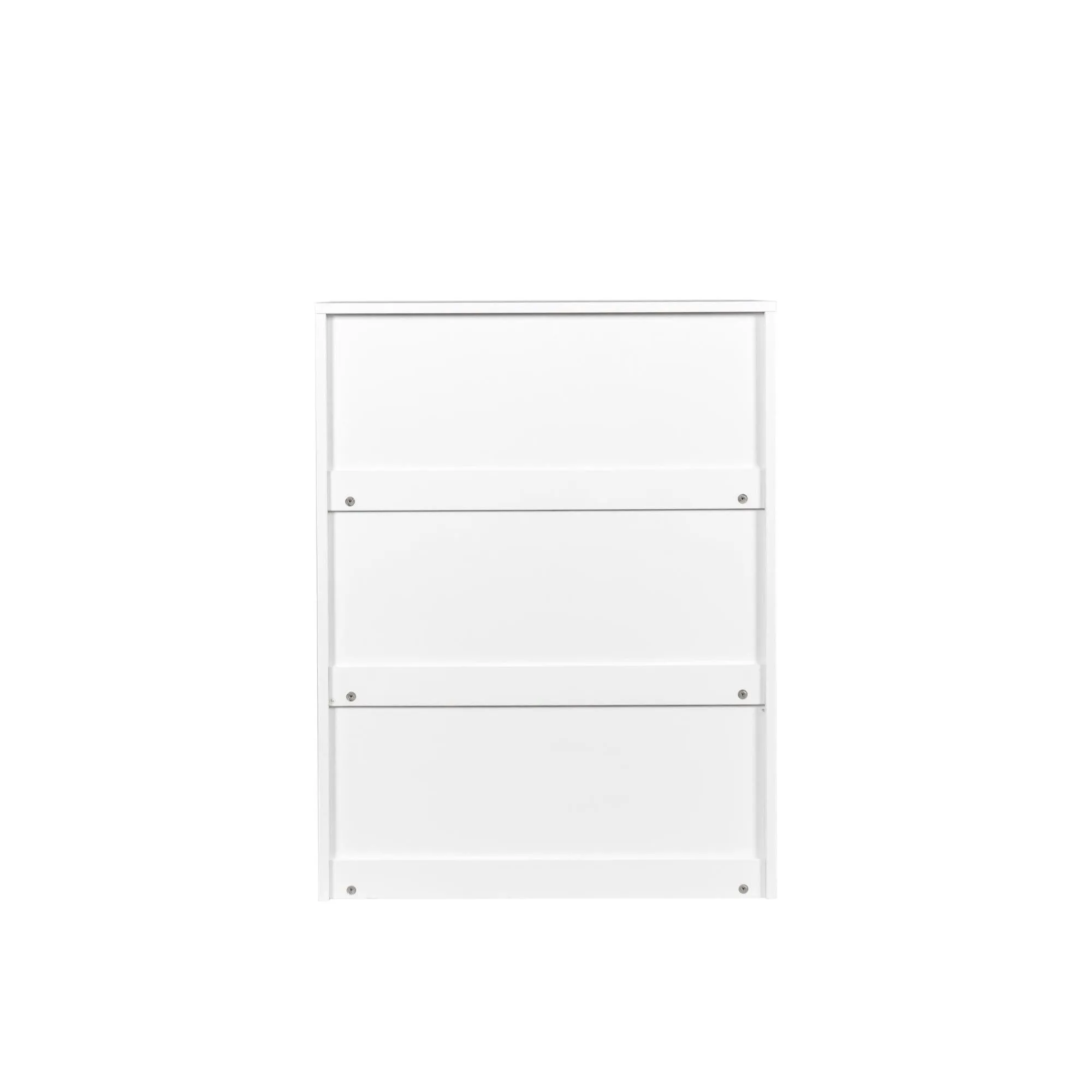 Shoe Cabinet with mirror, 2-TiersShoeStorage Cabinet with Doors for Entryway