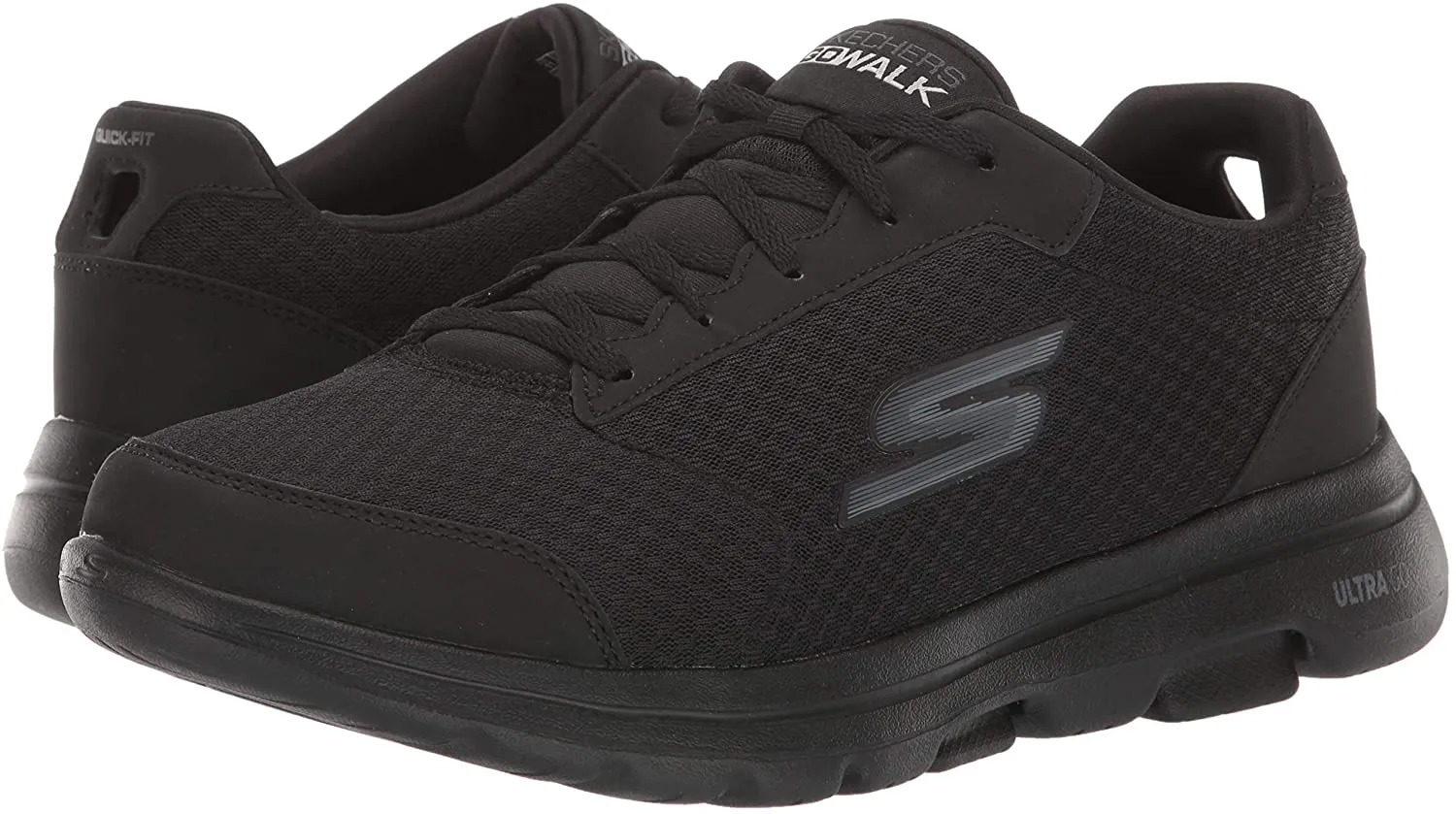 Skechers Men's Go Walk 5 Black Running Sneakers Size 13 Pair of Shoes