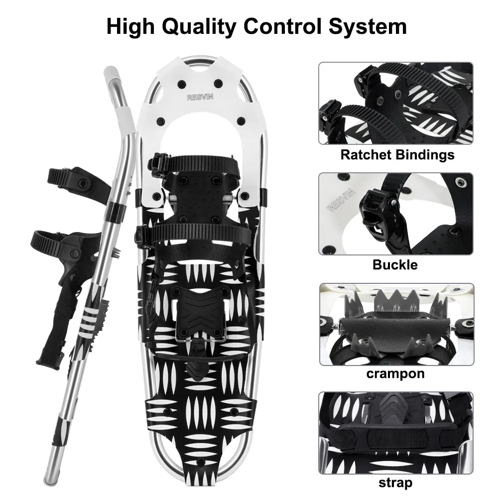 Snowshoes and Winter walker Snowshoe 30" Lightweight Backpacking Aluminum with Carrying Tote Bag for Men Women