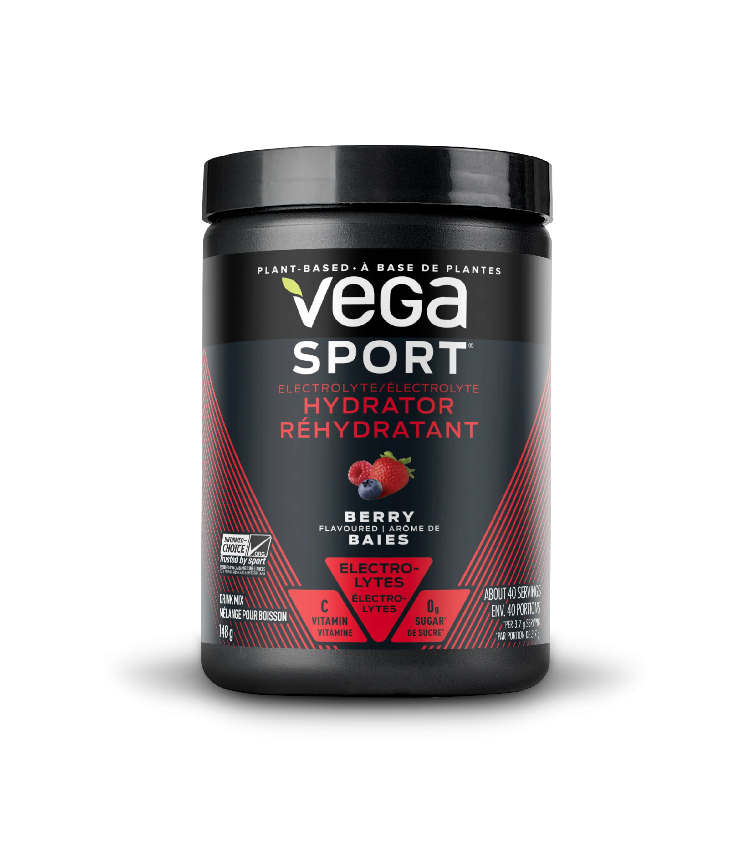 Vega Sport Electrolyte Hydrator Berry Flavour 148g